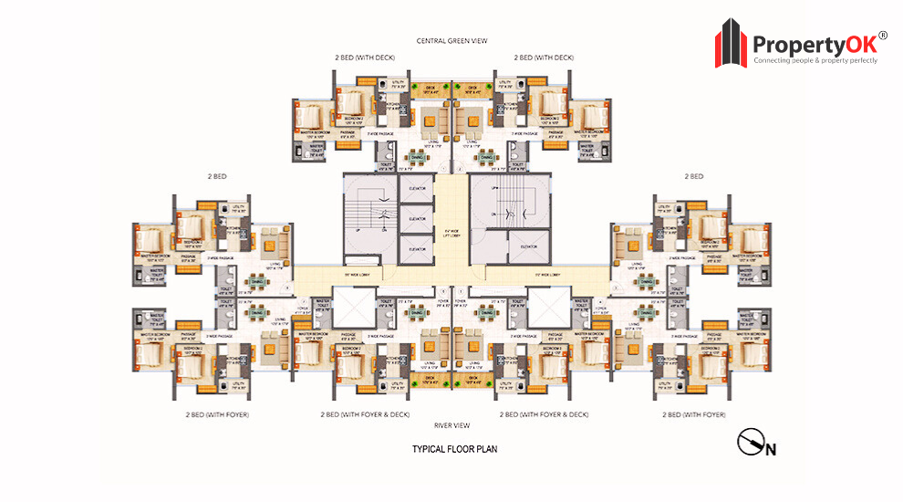Lodha Splendora Typical Floor Plan