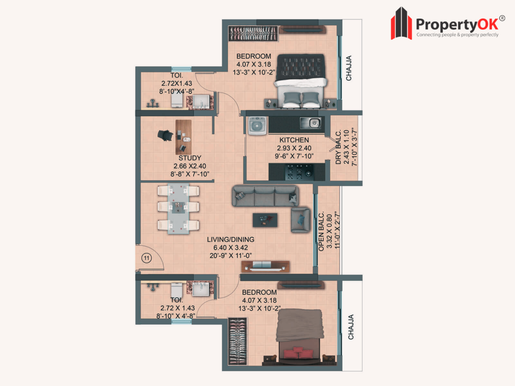 Raheja Ascencio Floor Plan 2