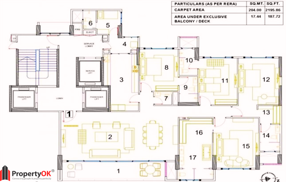 Rustomjee Elements Floor Plan