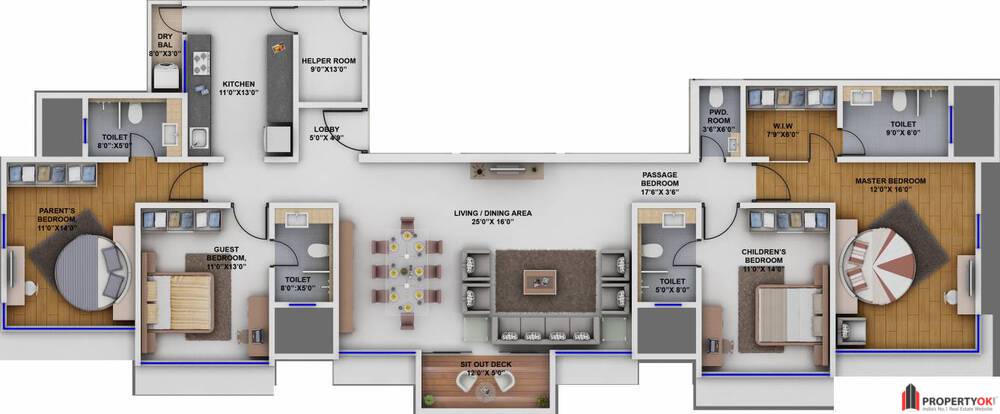 Supreme 19 Floor Plan 1