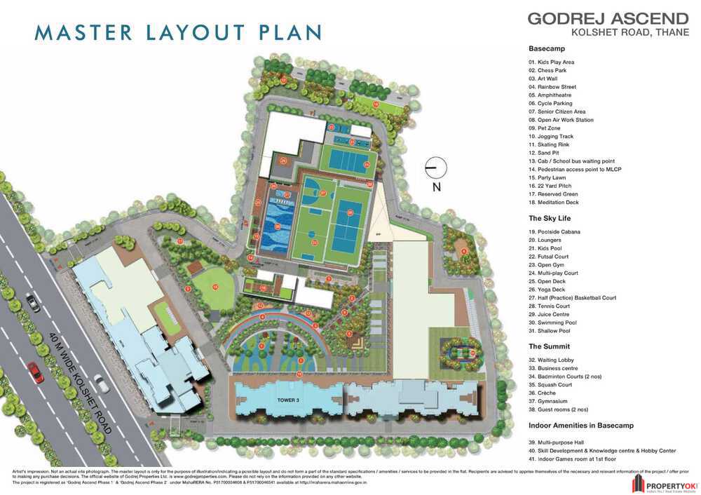 Godrej Ascend Thane Master Layout Plan