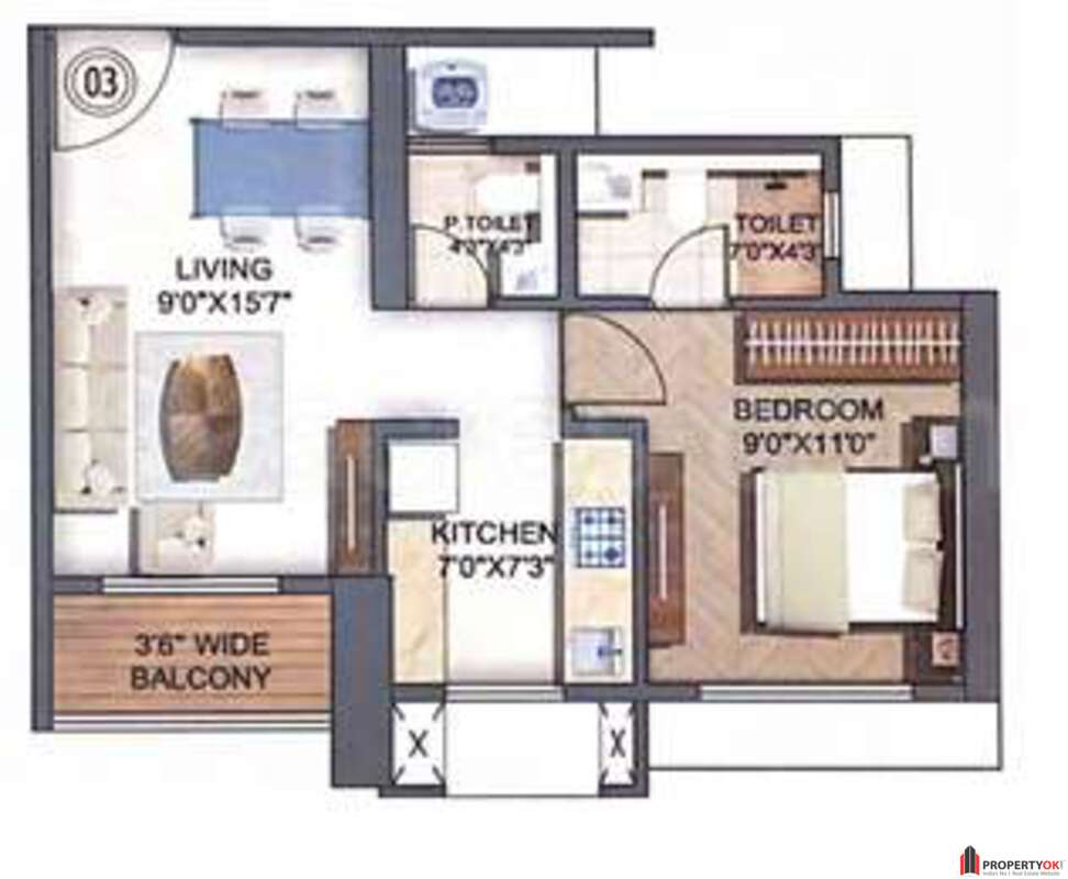 Runwal Codename Rare Floor Plan 2