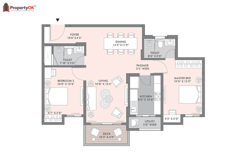 Lodha Sterling Kolshet Road Floor Plan