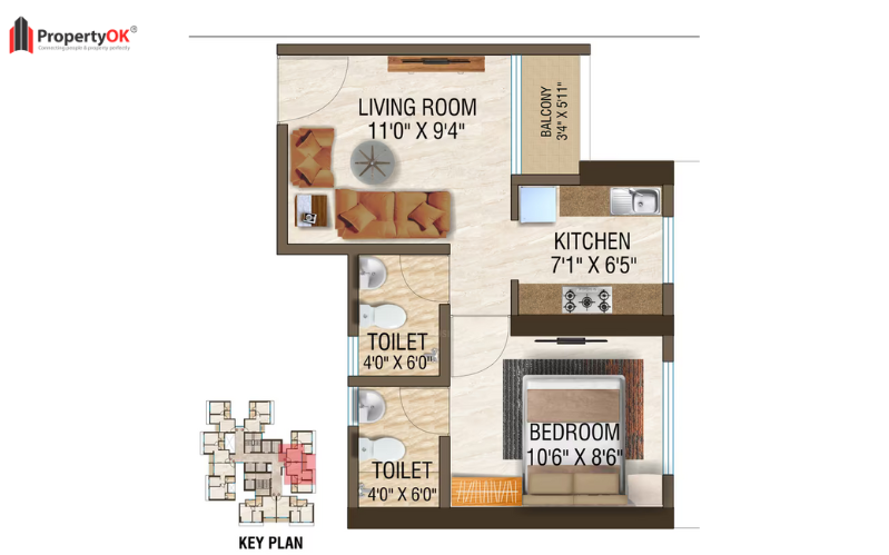  Vihang Nova D1 Floor Plan Photo