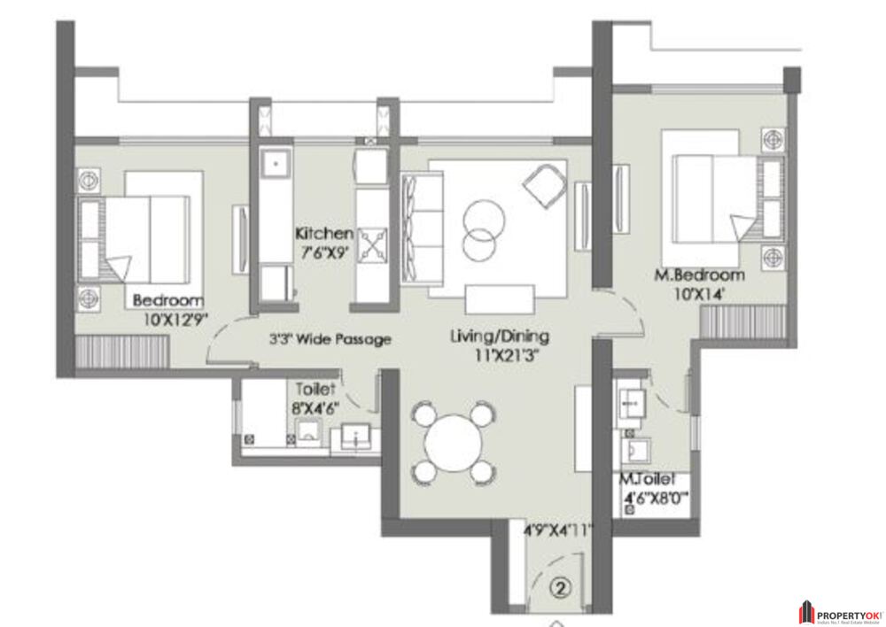 Piramal Raynav Mulund Floor Plan