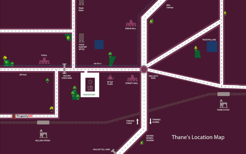 Iris at Kashish Park Location Advantages